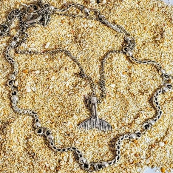 Mermaid Tail & Wave Anklet Set - Picture 2 of 5